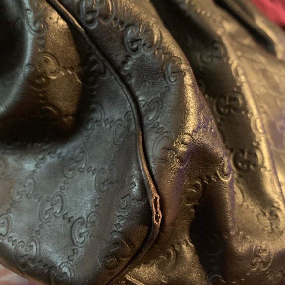 Gucci Guccisima Sukey Large Leather Tote Brown - Picture 8 of 8